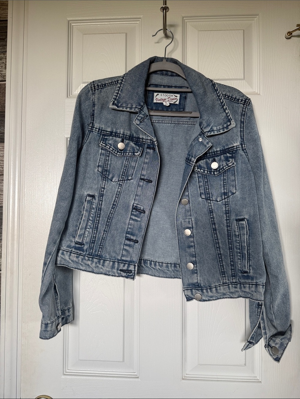 Stoosh Light Blue Denim Trucker Jacket